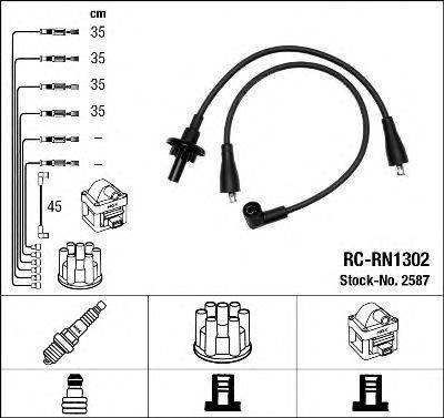 NGK 2587 Комплект дротів запалювання