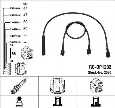 NGK 2590 Комплект дротів запалювання