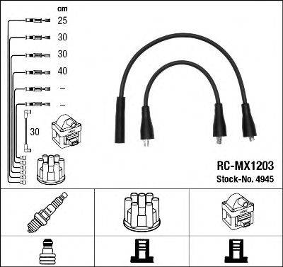 NGK 4945 Комплект дротів запалювання