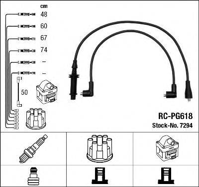 NGK 7294 Комплект дротів запалювання