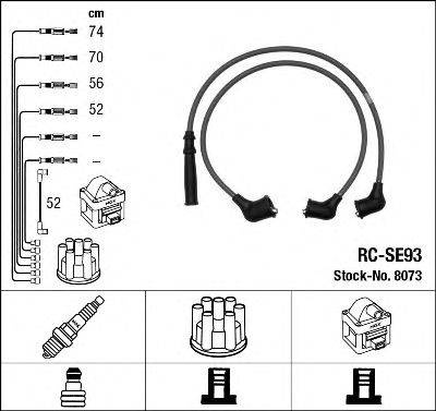 NGK 8073 Комплект дротів запалювання