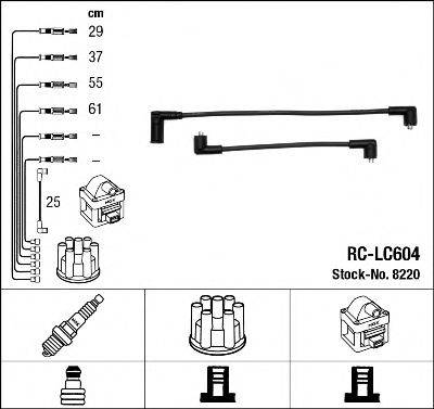 NGK 8220 Комплект дротів запалювання