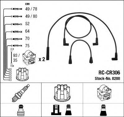 NGK 8288 Комплект дротів запалювання