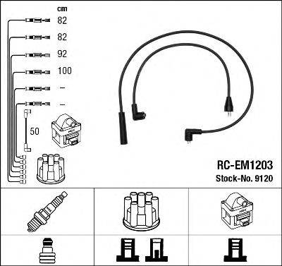 NGK 9120 Комплект дротів запалювання