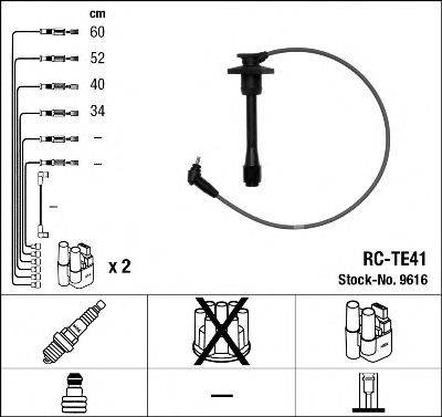 NGK 9616 Комплект дротів запалювання