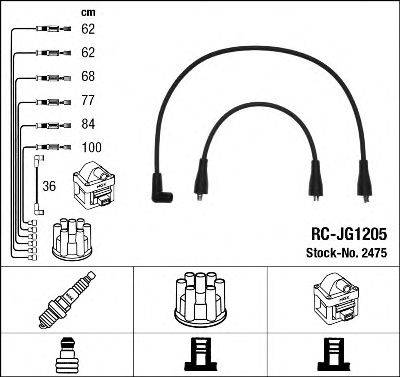 NGK 2475 Комплект дротів запалювання