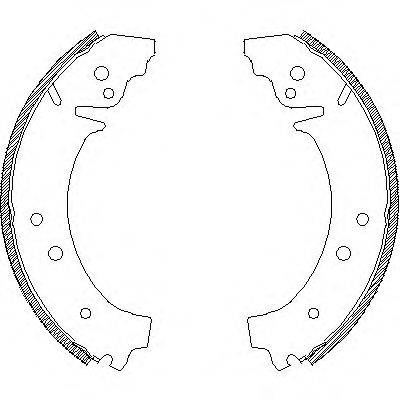 ROADHOUSE 402601 Комплект гальмівних колодок