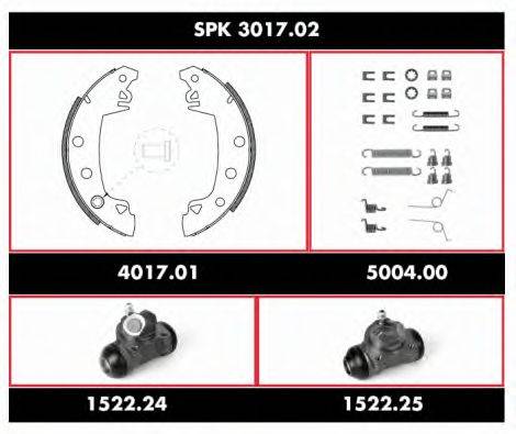 ROADHOUSE SPK301702 Комплект гальм, барабанний гальмівний механізм