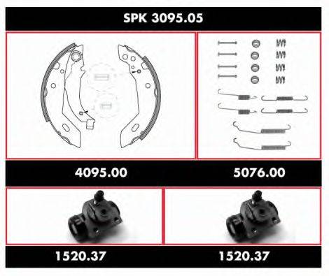 ROADHOUSE SPK309505 Комплект гальм, барабанний гальмівний механізм