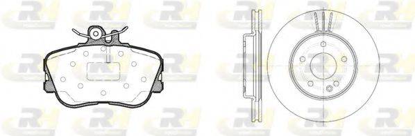 ROADHOUSE 844502 Комплект гальм, дисковий гальмівний механізм