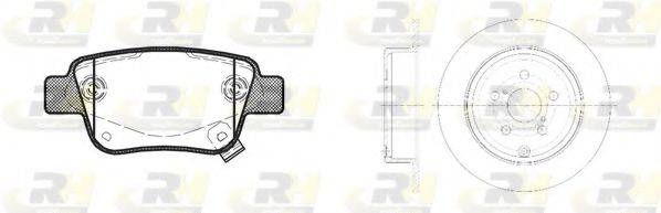 ROADHOUSE 8104700 Комплект гальм, дисковий гальмівний механізм