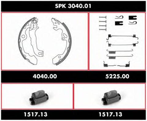 REMSA SPK304001 Комплект гальм, барабанний гальмівний механізм