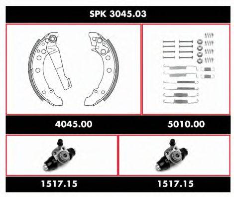 REMSA SPK304503 Комплект гальм, барабанний гальмівний механізм