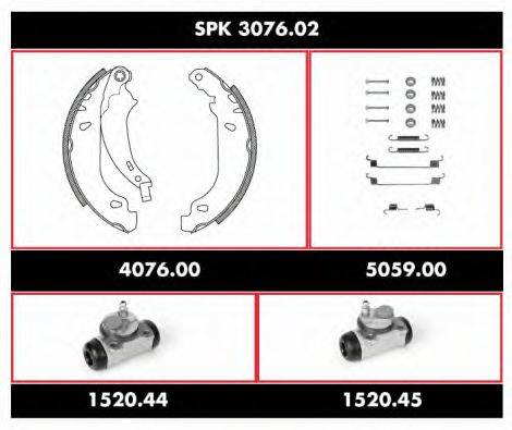 REMSA SPK307602 Комплект гальм, барабанний гальмівний механізм