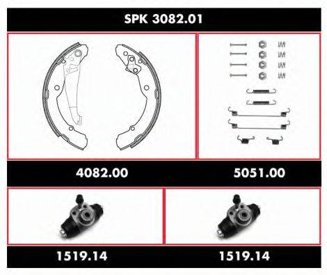 REMSA SPK308201 Комплект гальм, барабанний гальмівний механізм