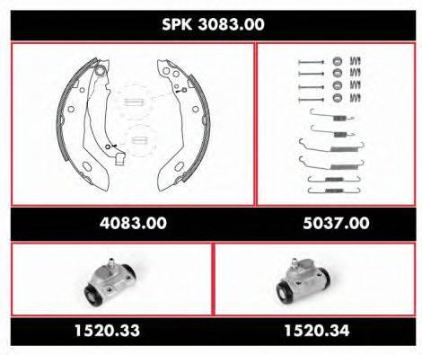 REMSA SPK308300 Комплект гальм, барабанний гальмівний механізм