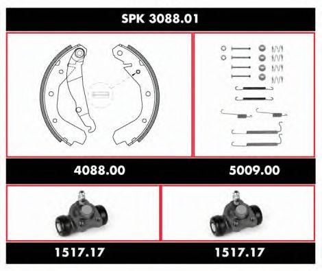 REMSA SPK308801 Комплект гальм, барабанний гальмівний механізм