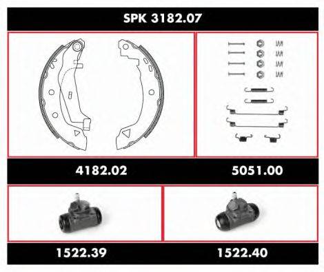 REMSA SPK318207 Комплект гальм, барабанний гальмівний механізм