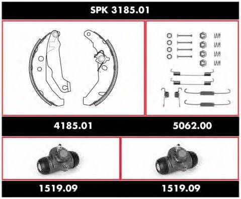 REMSA SPK318501 Комплект гальм, барабанний гальмівний механізм