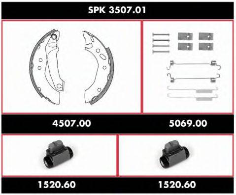 REMSA SPK350701 Комплект гальм, барабанний гальмівний механізм