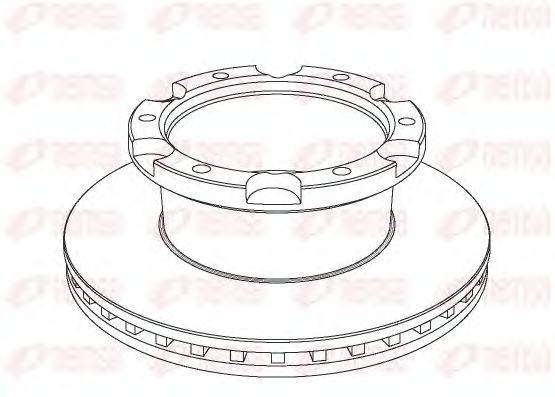 REMSA NCA103620 гальмівний диск