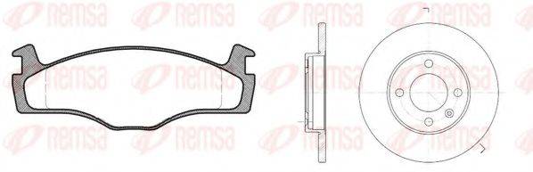 REMSA 817101 Комплект гальм, дисковий гальмівний механізм