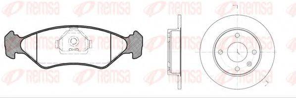 REMSA 828500 Комплект гальм, дисковий гальмівний механізм