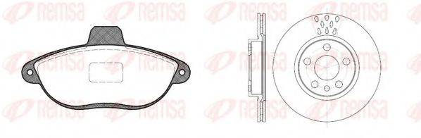 REMSA 860200 Комплект гальм, дисковий гальмівний механізм