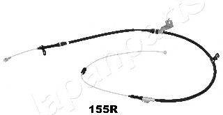 JAPANPARTS BC155R Трос, стоянкова гальмівна система