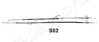 JAPANPARTS BCS02 Трос, стоянкова гальмівна система