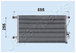 JAPANPARTS CND163018 Конденсатор, кондиціонер