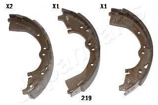 JAPANPARTS GF219AF Комплект гальмівних колодок