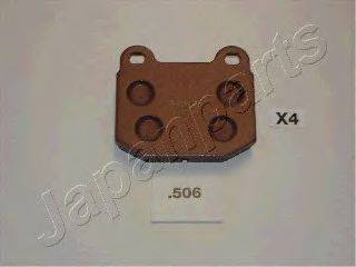 JAPANPARTS PP506AF Комплект гальмівних колодок, дискове гальмо