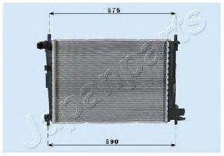 JAPANPARTS RDA053066 Радіатор, охолодження двигуна