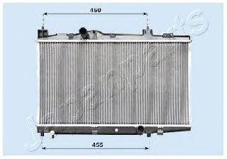 JAPANPARTS RDA153009 Радіатор, охолодження двигуна