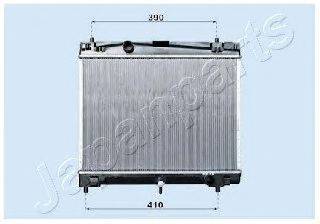 JAPANPARTS RDA153010 Радіатор, охолодження двигуна