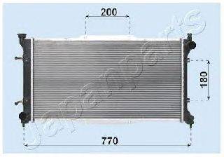 JAPANPARTS RDA243001 Радіатор, охолодження двигуна