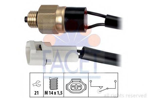 FACET 76320 Вимикач, фара заднього ходу