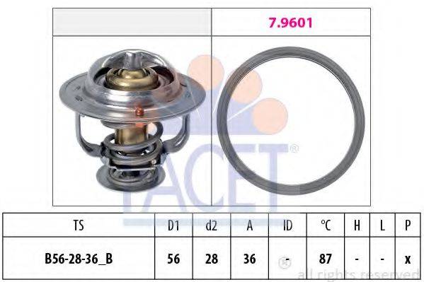 FACET 78828 Термостат, охолоджуюча рідина