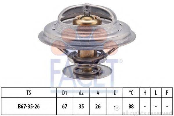 FACET 78258S Термостат, охолоджуюча рідина