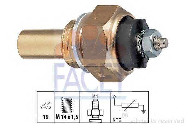 FACET 73112 Датчик, температура охолоджувальної рідини