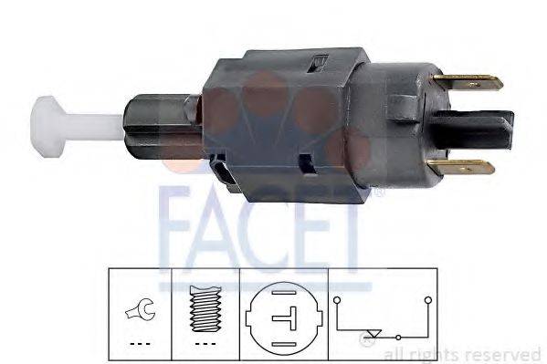 FACET 71098 Вимикач ліхтаря сигналу гальмування