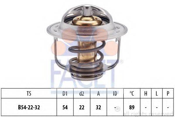 FACET 78298S Термостат, охолоджуюча рідина