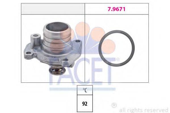 FACET 78458 Термостат, охолоджуюча рідина