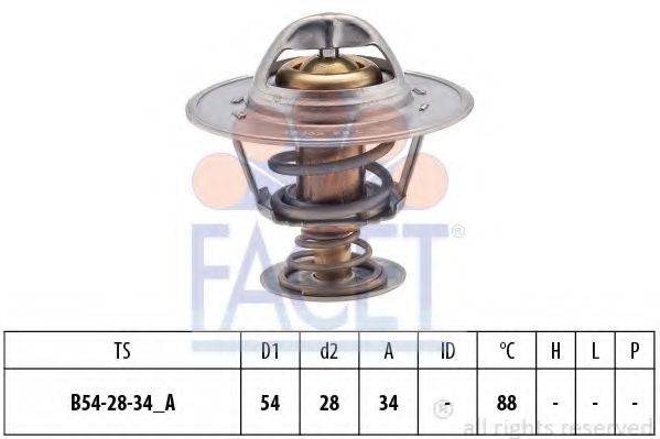 FACET 78536S Термостат, охолоджуюча рідина