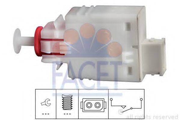 FACET 71110 Вимикач, привід зчеплення (Tempomat)