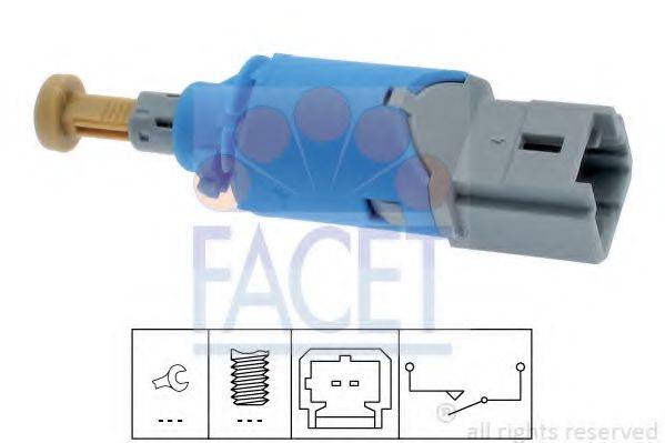 FACET 71224 Вимикач, привід зчеплення (Tempomat)