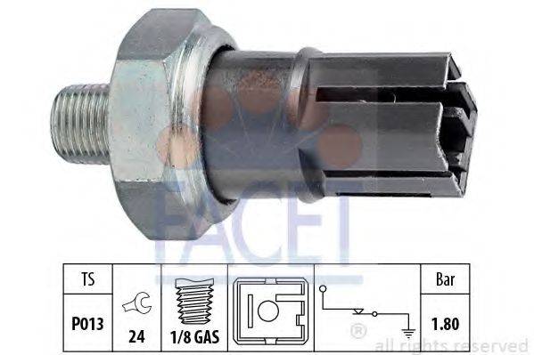 FACET 70161 Датчик тиску масла