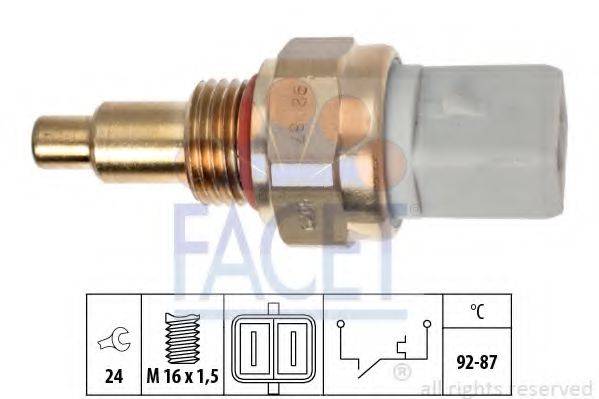 FACET 75029 Термивимикач, вентилятор радіатора