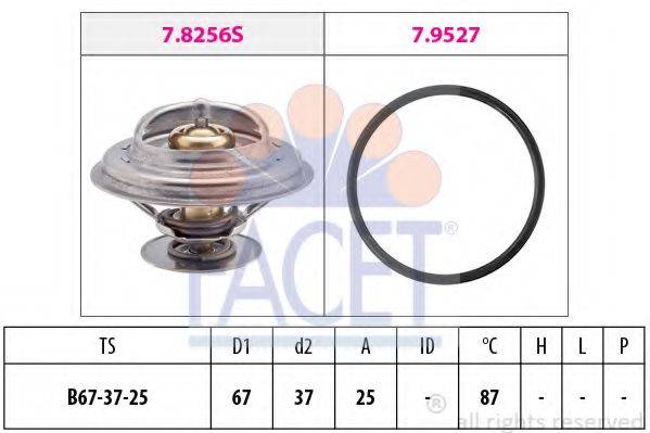 FACET 78256 Термостат, охолоджуюча рідина